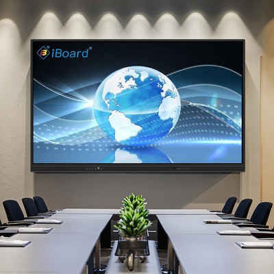 Smart Blackboard dengan 75 86 Inch Android touch panel board dengan kamera dan mikrofon untuk pendidikan dan pelatihan