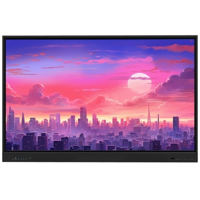 Android high-end (16+256GB) 75 inci Panel Flat Interaktif Dukungan sistem ganda