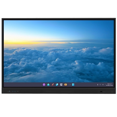 Android high-end (16+256GB) 75 inci Panel Flat Interaktif Dukungan sistem ganda