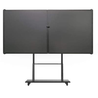 Smart 2 Sisi Hitam Hijau Whiteboard Dengan 75 86 Inch Android Touch Panel Board Dengan Kamera Mic Scanner Dokumen Stand Mobile Untuk Pendidikan Sekolah Kantor