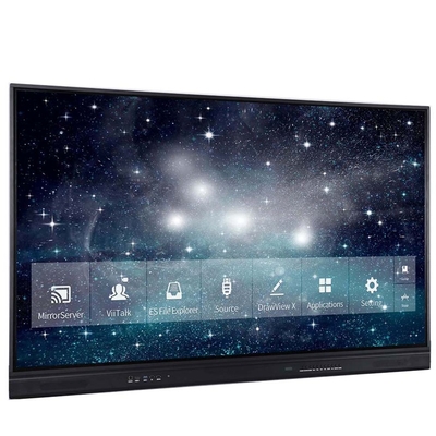 Harga Pabrik 4k 55 65 75 85 96 110 Inch Touch Screen Multi-bahasa Perangkat Lunak Lcd Smart Android Interaktif papan