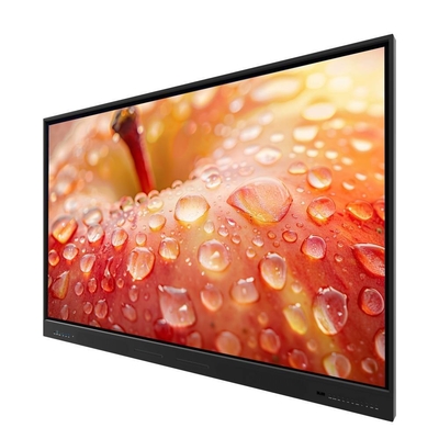 LED Interactive Whiteboard 86 98 110 Inch Android 13 14 LCD Smart Board Respon 5-8 Ms perangkat lunak pertemuan kompatibel dengan kamera dan mikrofon dan mobile stand