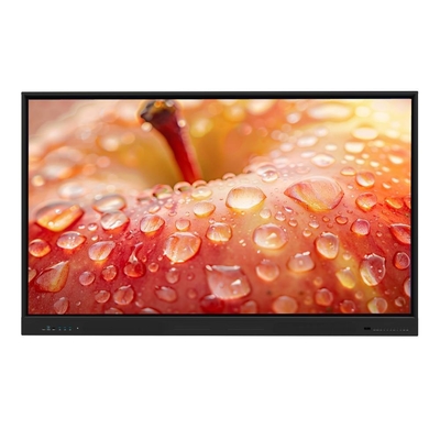 LED Interactive Whiteboard 86 98 110 Inch Android 13 14 LCD Smart Board Respon 5-8 Ms perangkat lunak pertemuan kompatibel dengan kamera dan mikrofon dan mobile stand