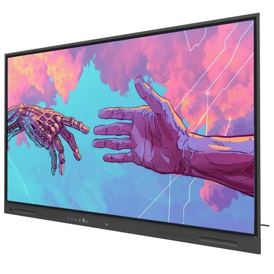 LCD Smart Board 65 75 86 Inch Android PC Komputer Infrared Touch Panel Smart TV Board dengan perangkat lunak untuk pertemuan sekolah pengajaran
