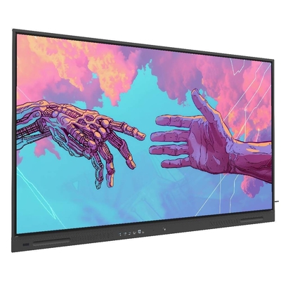 LCD Smart Board 65 75 86 Inch Android PC Komputer Infrared Touch Panel Smart TV Board dengan perangkat lunak untuk pertemuan sekolah pengajaran