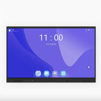 86-Inch Google EDLA Certified Interactive Smart Panel. Android 13 dengan Sistem Nikmati Terbentuk. Slot OPS. Kamera Opsional & Stand Ponsel.