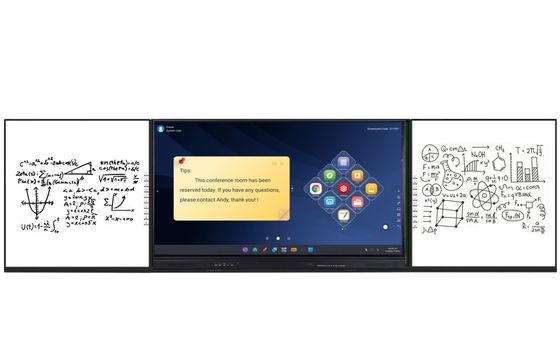 IBoard Factory Direct University School Interaktif Smart Hitam ChalkBoard Marker Pen Whiteboard Greenboard Touch Panel Display 75 86 98 Inch Untuk Mendidik Interaktif Flat Panel Dengan IR Sideboard