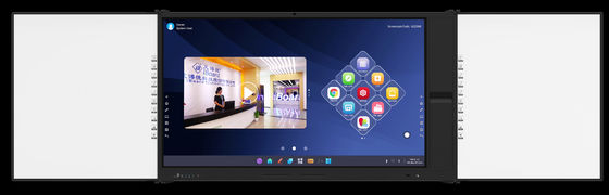 Layar sentuh inframerah 100 inci Smart TV dengan papan tulis interaktif Promethean dan rasio kontras 1200 1