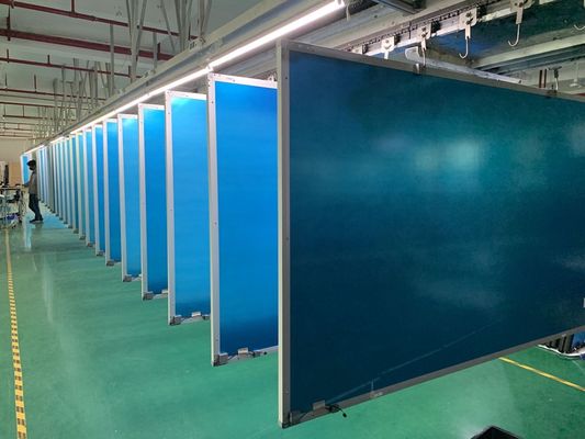 20 Touch Points Iboard Interaktif Whiteboard dengan bahan rangka aluminium dan mobile stand yang bergerak