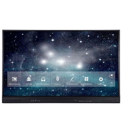 Nano atau Keramik Board Surface Interactive Touch Panel Display untuk Standar dalam Bingkai Hitam