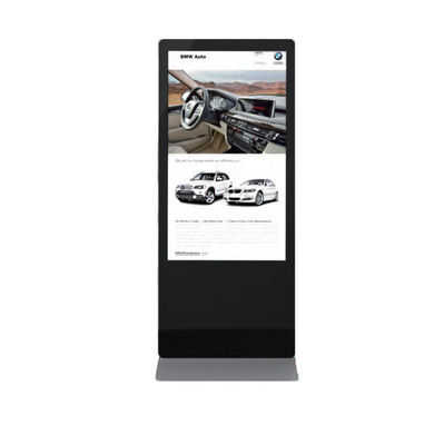IBoard Factory 43" 49" 55" 65" Digital Signage Interaktif Kiosk Infrared Stand layar komersial Iklan Tampilan sentuh