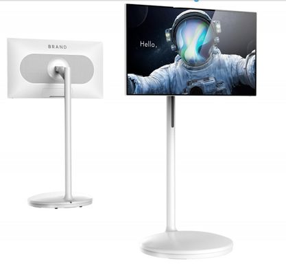 27 Inch Portable Smart Screen Rotate Smart TV untuk tampilan toko / SOHO / Outdoor