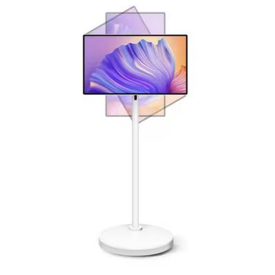 27 Inch Portable Smart Screen Rotate Smart TV untuk tampilan toko / SOHO / Outdoor