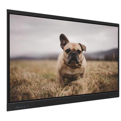 iBoard Interactive Whiteboard 98 Inch Android Windows Computer Touch Panel Smart Boards With Speaker Light Sensor Software For Education Office Meeting Business