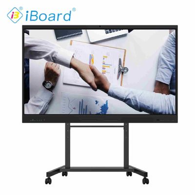 Papan Tulis Interaktif Smart Board LCD Multi Sentuh IR Ruang Kelas Cerdas 65" 75" 86" 98" Untuk Pendidikan