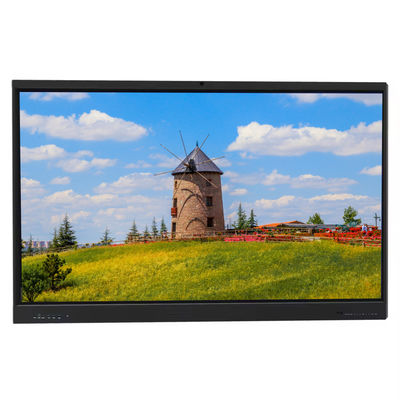 LED Interactive Smart Board 65 Inch 4K UHD Display dengan Touch Android 14 built-in Camera Mic PC Speaker WiFi Sempurna untuk pengajaran sekolah, konferensi & penggunaan kantor