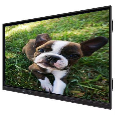 Papan Tulis Interaktif Smart Board LCD Multi Sentuh IR Ruang Kelas Cerdas 65" 75" 86" 98" Untuk Pendidikan
