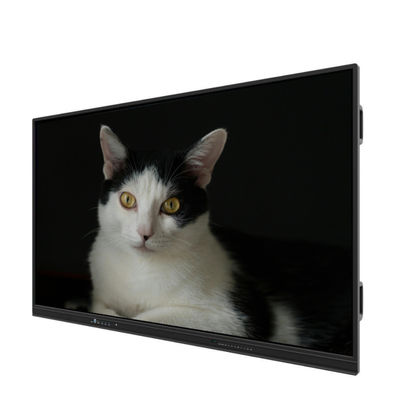 98inch 4K Interaktif Flat Panel Android 14 8+128GB Digital Smart Touch Screen Android OPS Stand Mobile Opsional Untuk Pertemuan Kelas