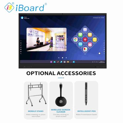 75 "Papan Tulis Interaktif LED Inframerah Sentuh Sistem Ganda Windows Android