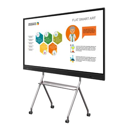 75 " LED Interaktif Whiteboard Multi Touch Display Android Windows Sistem Dual
