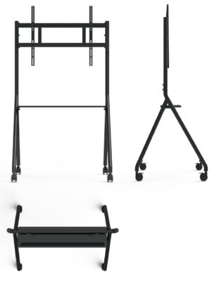 baru tiba Interaktif Whiteboard Stand Movable 42 sampai 75 Inch TV Monitor Lifting Mobile Stand Max Bearing 60KGS Powerfull Wheels Mudah Pindah untuk interaktif whiteboard mobile stand