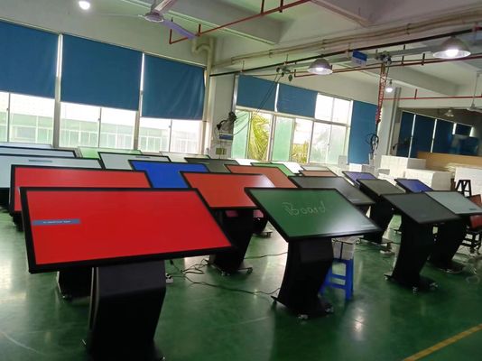 Grosir dengan pemindaian pesanan 23.8 Inci 27 inci 32 inci Tampilan Signage Digital Berdiri Lantai Periklanan Kios Berdiri Lantai Sentuh Kapasitif Dengan Sistem Android Atau Windows