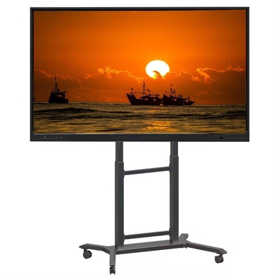 Harga Pabrik 4k 65 75 85 96 110 Inch Touch Screen Multi-bahasa Perangkat Lunak Lcd Smart Board Android Interaktif board