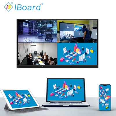 110 Inch Interactive Flat Panel 4K UHD Display Smart Touch Screen dengan Proyeksi Fungsi AI Smart Board untuk Akademi