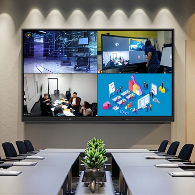 Produsen IBoard 75 Inch Interaktif Whiteboard Smart Board Interaktif Flat Panel Smart Digital Touch Screen Sistem Dual Untuk Kantor Pengajaran Sekolah