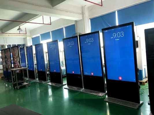 Capacitive Touch Commercial Display Touch Kiosk Interaktif Digital Signage Untuk tampilan Bisnis