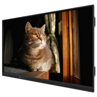 Produsen IBoard 75 Inch Interaktif Whiteboard Smart Board Interaktif Flat Panel Smart Digital Touch Screen Sistem Dual Untuk Kantor Pengajaran Sekolah