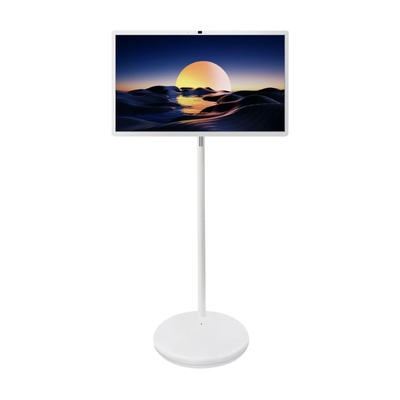 32 Inch Infrared Touch Screen Kiosk Rotatable Movable Android Speaker Kamera Dibangun Monitor TV Untuk Rumah Sekolah Kantor Saya