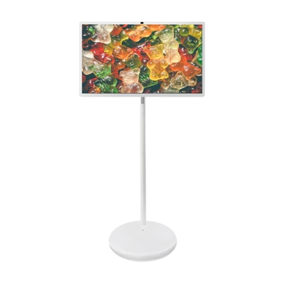 27 32 Inch Android 13 14 8+128G Ram And Rom Dengan 1300W Kamera 2x5W Stand Mobile Untuk Rumah TV Meeting Board Menu Monitor
