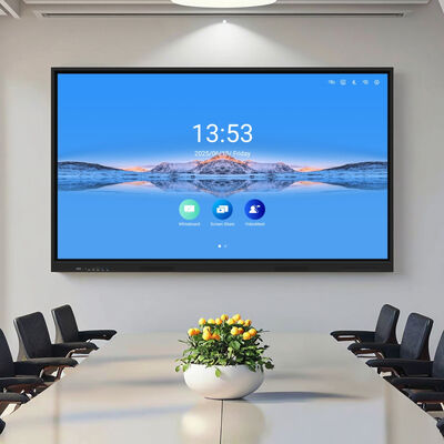 IBoard Produk Baru 4K Android Touch Screen Interaktif Whiteboard Smart Board untuk Pengajaran Papan Interaktif