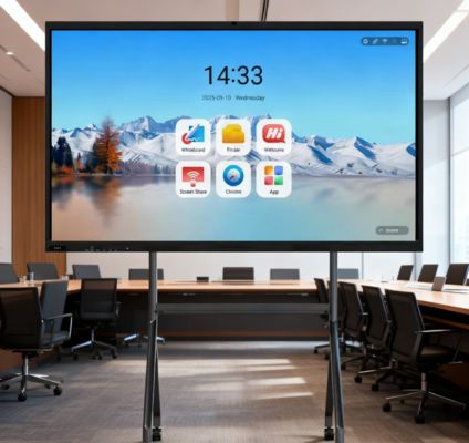 Produsen Asli Kualitas tinggi dan Jual Hot 4K Android DLED Panel Interaktif Sekolah Layar Sentuh Smart Whiteboard OEM/ODM Papan Interaktif untuk pengajaran sekolah