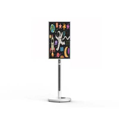 Kiosk layar sentuh 32 inci Android 13 dengan Stand Seluler dan Tanda Digital Interaktif