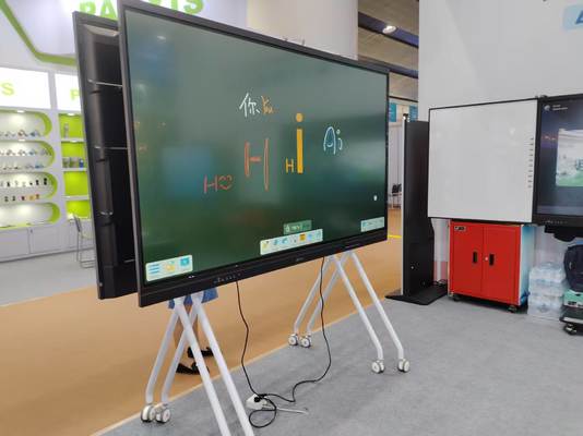 75inch 4k Smart Monitor Board Lcd interactive whiteboard Wifi Interactives Flat panel layar sentuh Untuk mengajar Dan pertemuan konferensi kantor