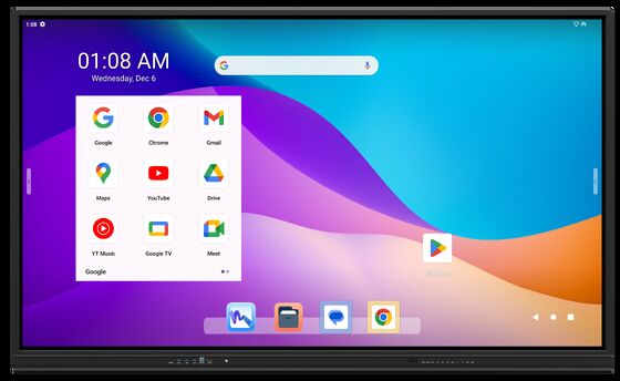 86 Inch Google EDLA Certified Interactive Whiteboard Smart board untuk kelas dan konferensi