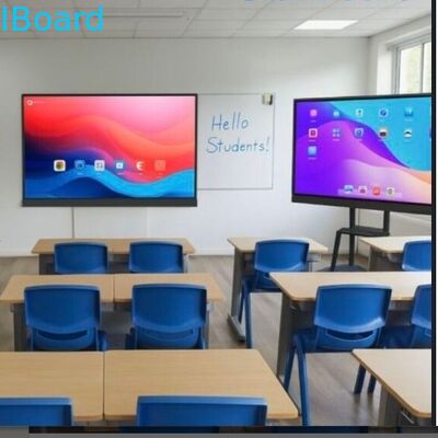 86 Inch Google EDLA Certified Interactive Whiteboard dengan 8 Core CPU untuk kelas dan konferensi