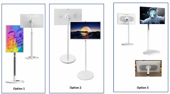 32 inci Televisi Seluler Portable Smart TV Layar Sentuh Interaktif Wireless Display
