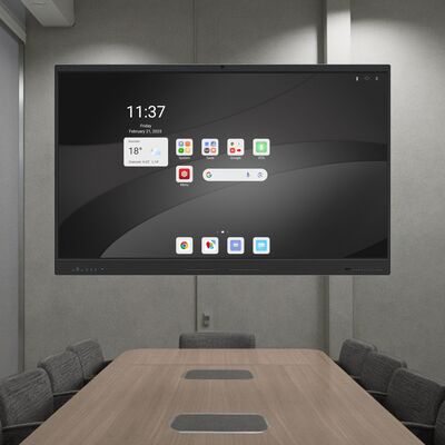 65 Monitor Layar Sentuh Interaktif 75 86 98 Inch Smart Touch Whiteboard