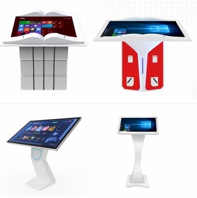 43 Inch Digital Signage Touch Monitor dengan PCAP IR Touch Android / Win / Monitor untuk Toko Restoran