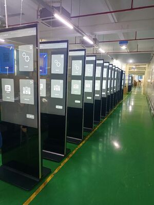 43 Inch Digital Signage Touch Monitor dengan PCAP IR Touch Android / Win / Monitor untuk Toko Restoran