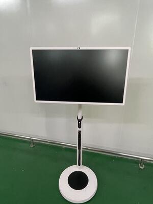 32 inci Portable Smart TV Mobile Touch Screen Wireless Android TV pada roda