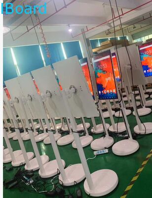 Papan Tulis Interaktif Nirkabel 32 inci dengan Kamera Terpasang dan TV Layar Pintar Portabel