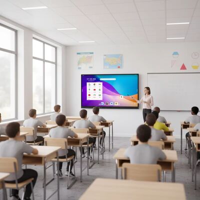 75" Infrared Interactive whiteboard IFPD For Education Pertemuan Bisnis