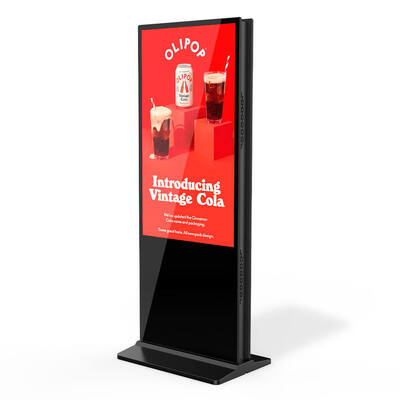 Kualitas tinggi Custom LCD Digital Signage Display Wall dengan 3840*2160 Resolusi 500 Nits Kecerahan dan SDK Fungsi Vertikal LCD Billboard