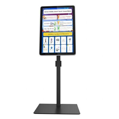 Kiosk layar sentuh 32 inci Android 13 dengan Stand Seluler dan Tanda Digital Interaktif