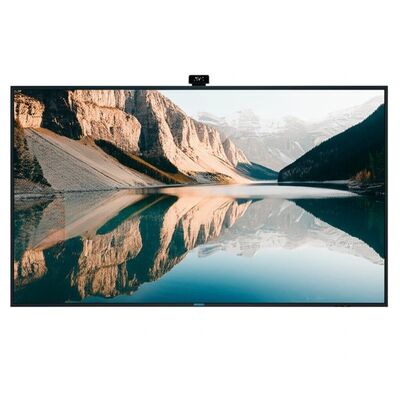 75 inci LCD Smart Board dengan resolusi 4K dan 50 titik sentuh untuk layar datar interaktif