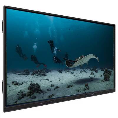 Papan Tulis Interaktif IBoard 55-98 Inci Papan Pengajaran Cerdas dengan Tampilan HD 4K Sistem Ganda Windows dan Android Kaca Tempered Anti-silau